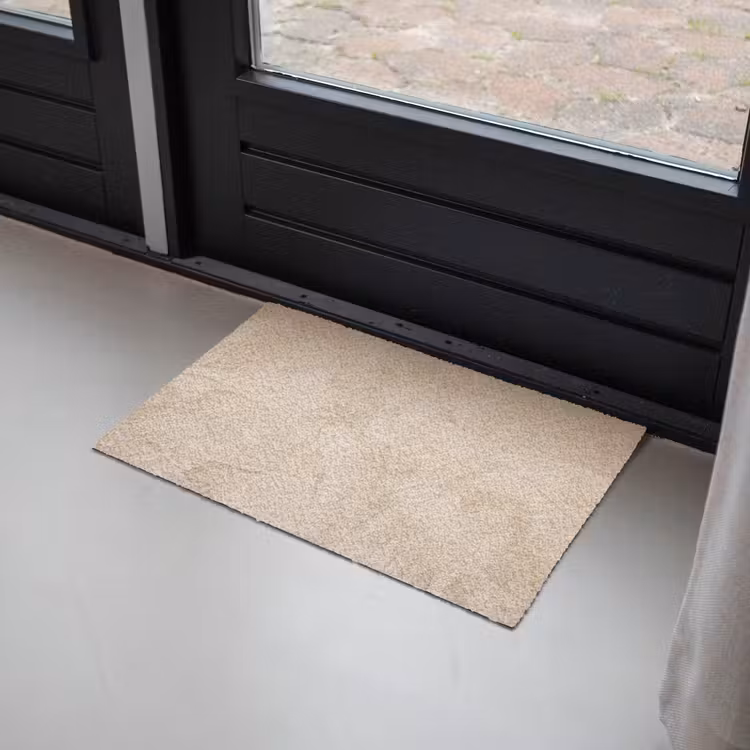 Textuur - Patroon - Abstract - Modern - Beige Deurmat klein -sfeer2