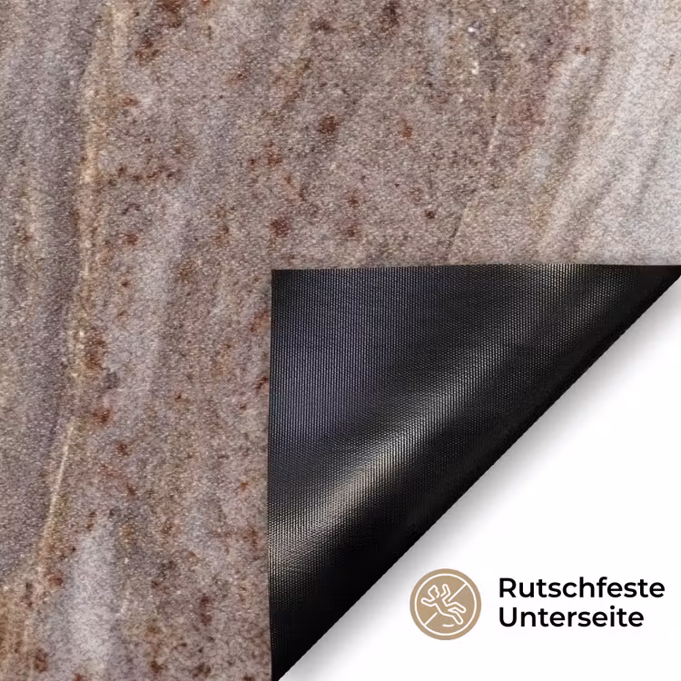 Textuur - Steen - Abstract - Beige Deurmat klein -antislip_DE
