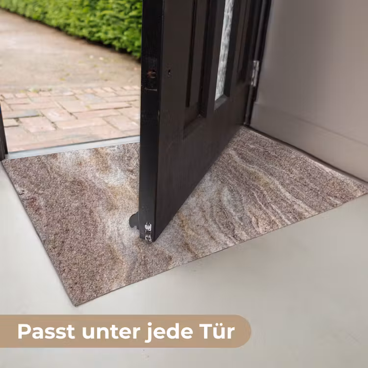 Textuur - Steen - Abstract - Beige Deurmat klein -USP_DE