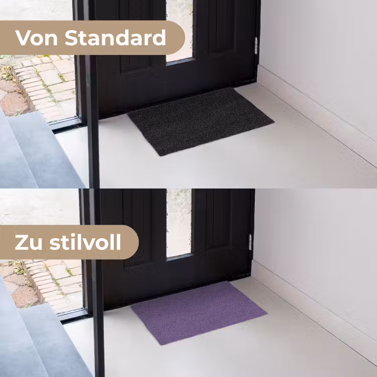 Deep - Plum - Paars Deurmat klein 898 -voor-na_DE