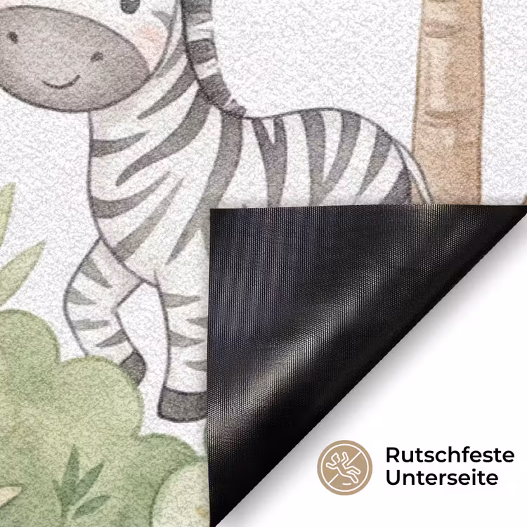 Dieren - Jungle - Pastel Deurmat klein -antislip_DE
