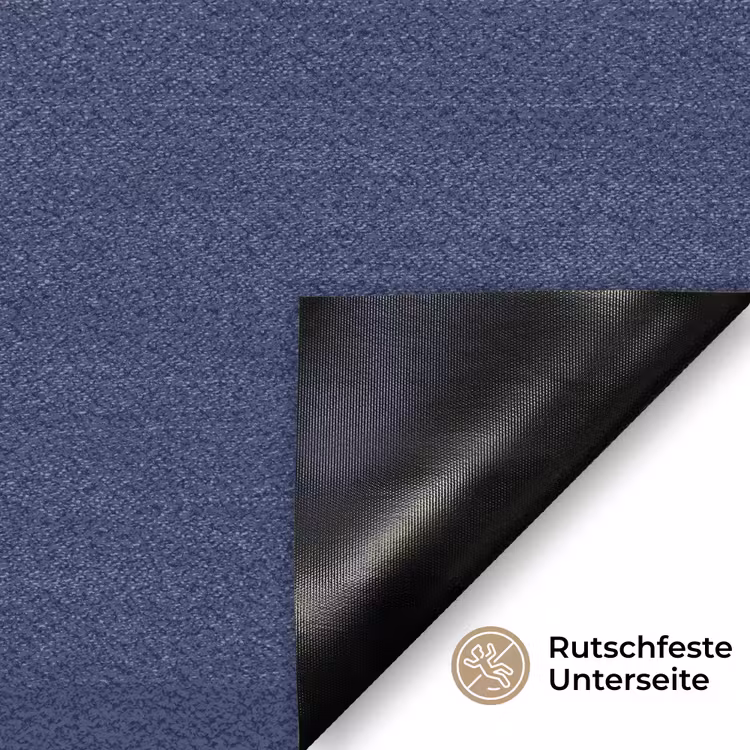 Dieren - Zeeleven - Oceaan - Graveren - Blauw Deurmat klein -antislip_DE