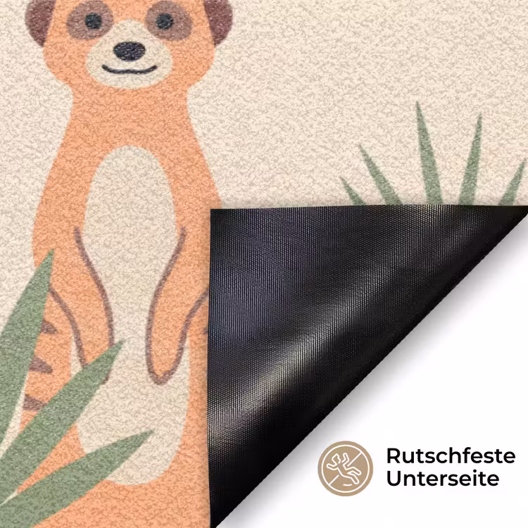 Dieren - Tropisch - Safari - Kleurrijk Deurmat klein -antislip_DE