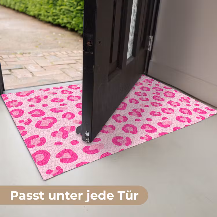 Dierenprint - Patroon - Abstract - Modern - Roze Deurmat klein -USP_DE
