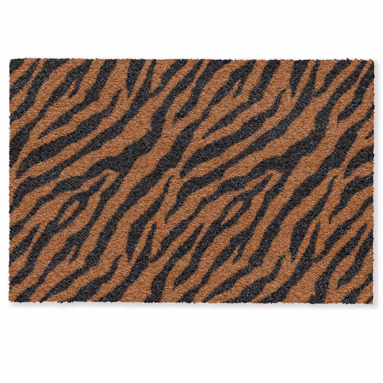 Tijger - Vacht - Zwart Deurmat klein 898 -zkaufland3d
