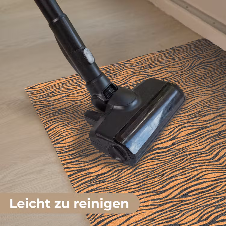 Tijger - Oranje - Patroon - Strepen Deurmat klein 898 -reinigen_DE