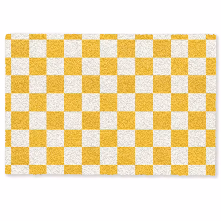 Traditioneel - Patroon - Geel Deurmat klein 898 -zkaufland3d