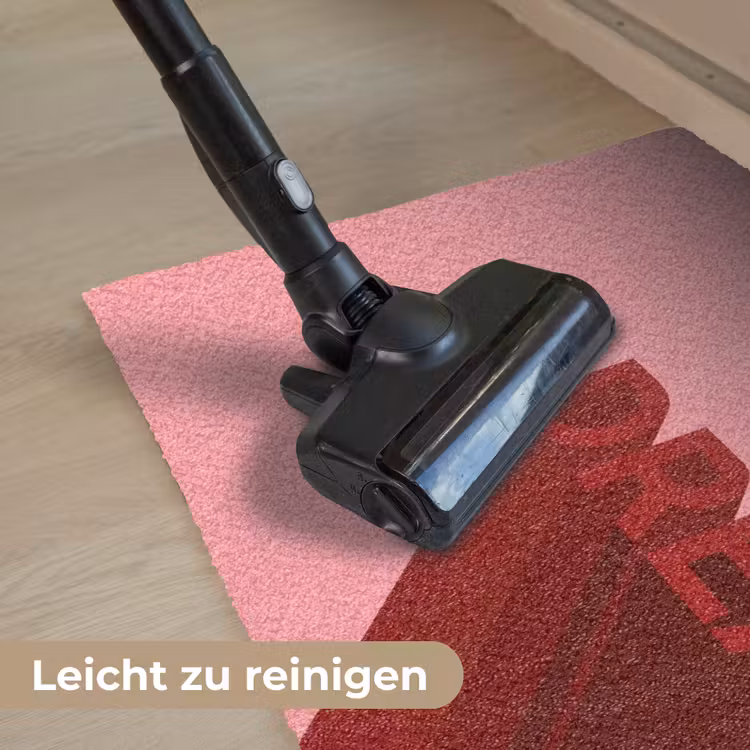 Dream - 3D - Rood - Roze Deurmat klein -reinigen_DE