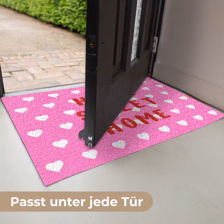Home sweet home - Quote - Roze Deurmat klein -USP_DE