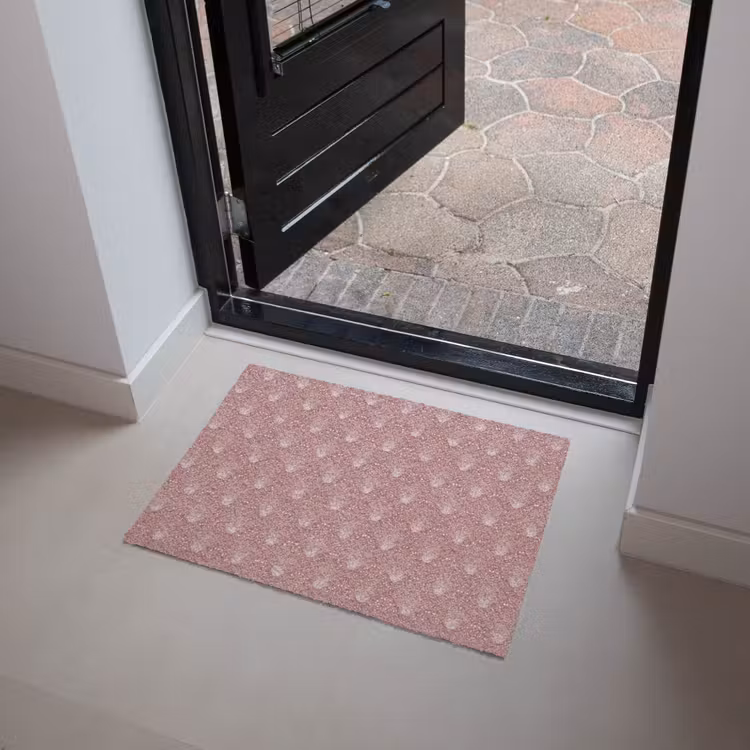 Trendy - Patroon - Roze Deurmat klein 898 -sfeer5