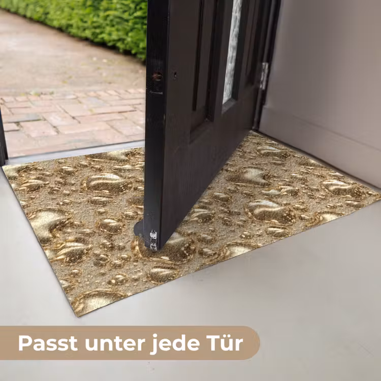Druppels - Organisch - Goud Deurmat klein 898 -USP_DE
