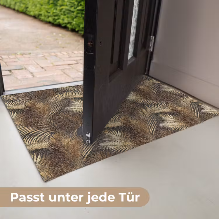 Tropisch - Bladeren - Goud Deurmat klein 898 -USP_DE