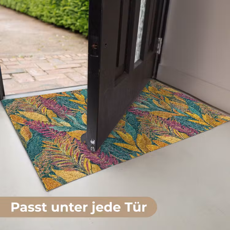 Tropische - Botanisch - Patroon - Kleurrijk - Exotisch Deurmat klein 898 -USP_DE