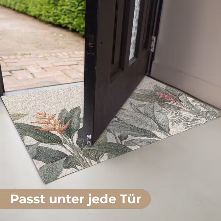 Tropisch - Planten - Modern - Groen Deurmat klein -USP_DE