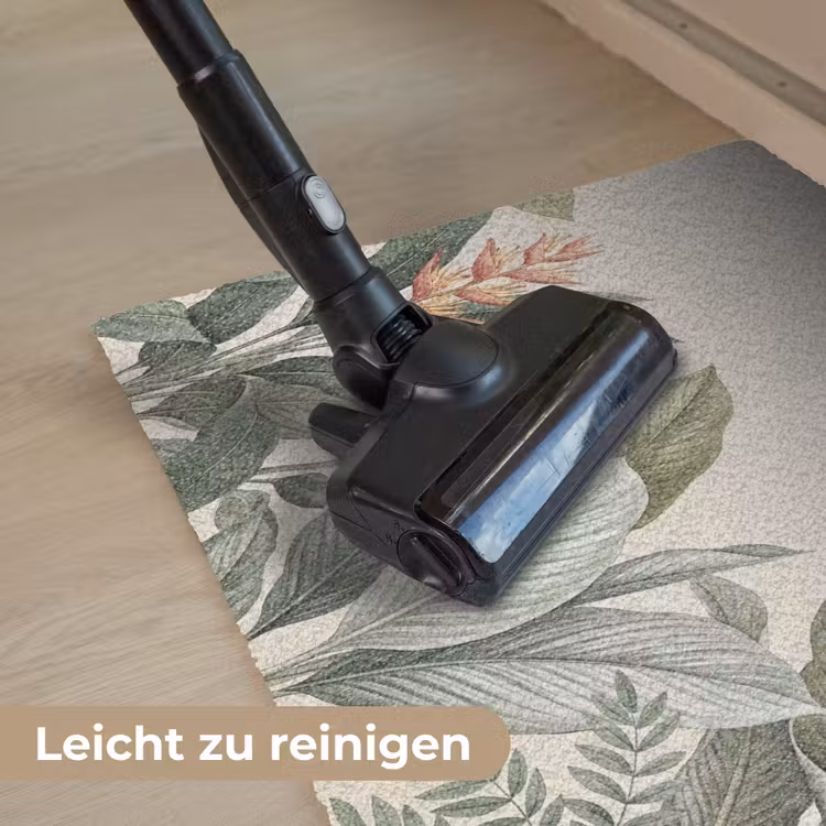 Tropisch - Planten - Modern - Groen Deurmat klein -reinigen_DE