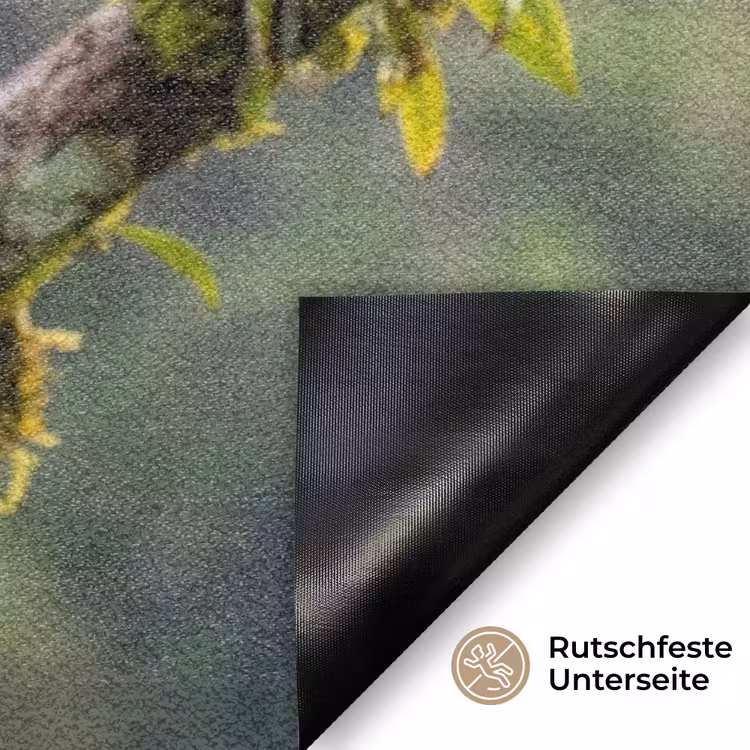 Toekan - Jungle - Natuur - Kleurrijk Deurmat klein -antislip_DE