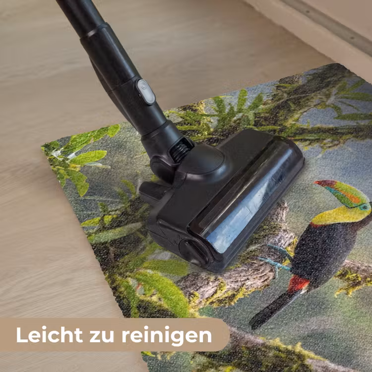 Toekan - Jungle - Natuur - Kleurrijk Deurmat klein -reinigen_DE