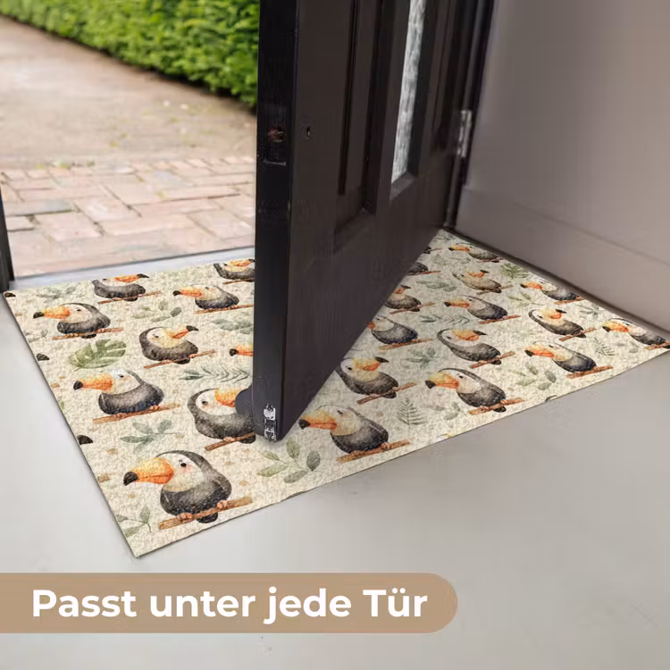 Toekans - Exotisch - Kleurrijk Deurmat klein 898 -USP_DE