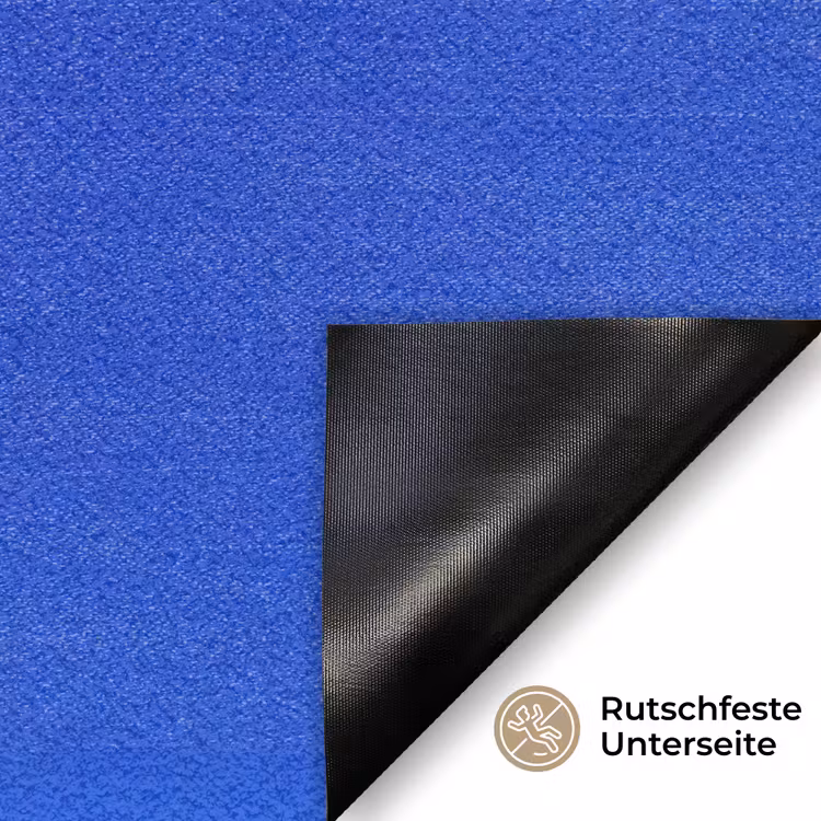 Tulp - Minimalistisch - Bladeren - Wit Deurmat klein -antislip_DE