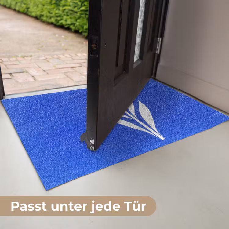 Tulp - Minimalistisch - Bladeren - Wit Deurmat klein -USP_DE