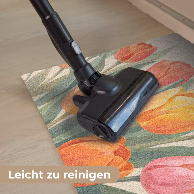 Tulpen - Abstract - Kleurrijk Deurmat klein -reinigen_DE