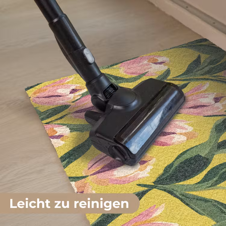 Tulpen - Botanisch - Geel Deurmat klein 898 -reinigen_DE