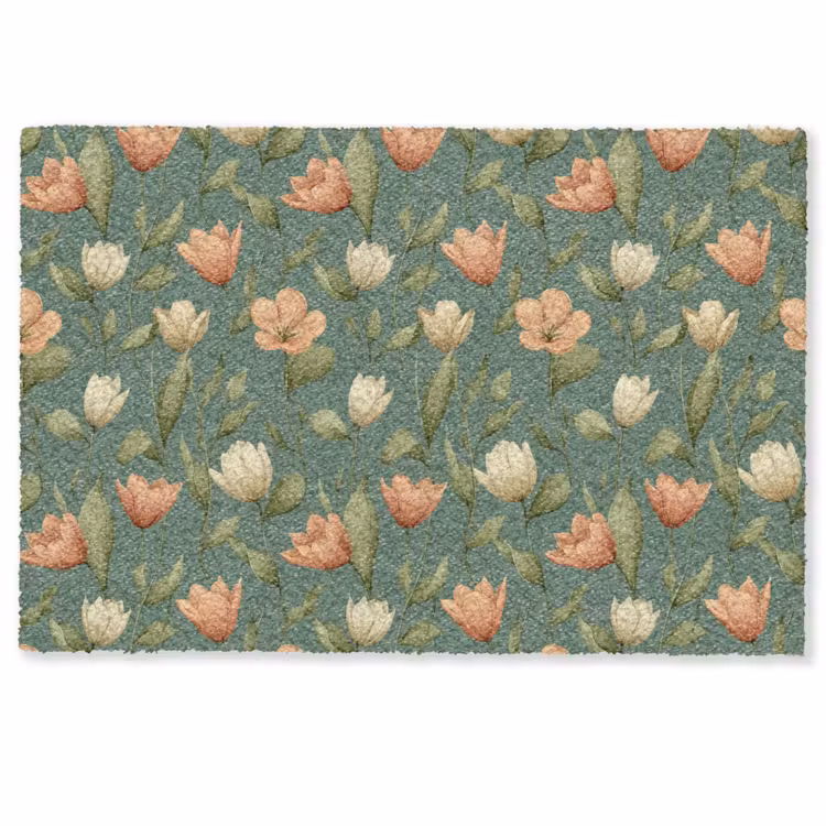 Tulpen - Botanisch - Groen Deurmat klein 898 -zkaufland3d