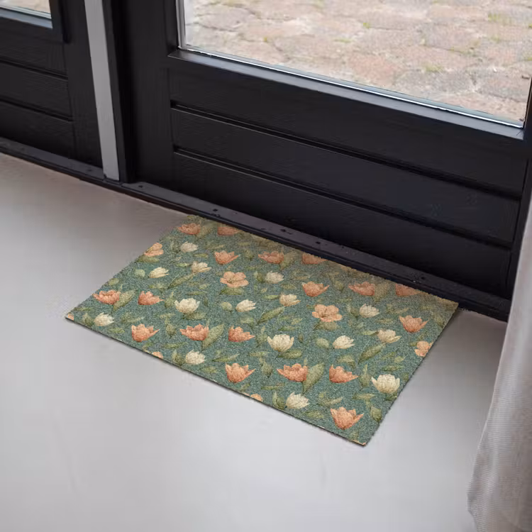 Tulpen - Botanisch - Groen Deurmat klein 898 -sfeer2