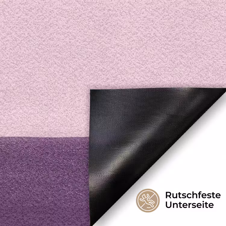 Tulpen - Vaas - Strepen - Paars Deurmat klein -antislip_DE