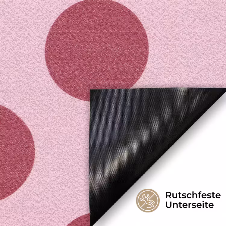 Stippen - Patroon - Bordeaux Deurmat klein 898 -antislip_DE