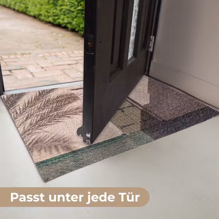 Fußmatte - Tür – Holz – Architektur – Grün – Rustikal - Deur - Hout - Architectuur - Groen - Rustiek Deurmat klein