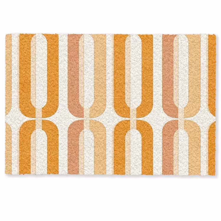 U-vorm - Retro - Oranje Deurmat klein 898 -zkaufland3d