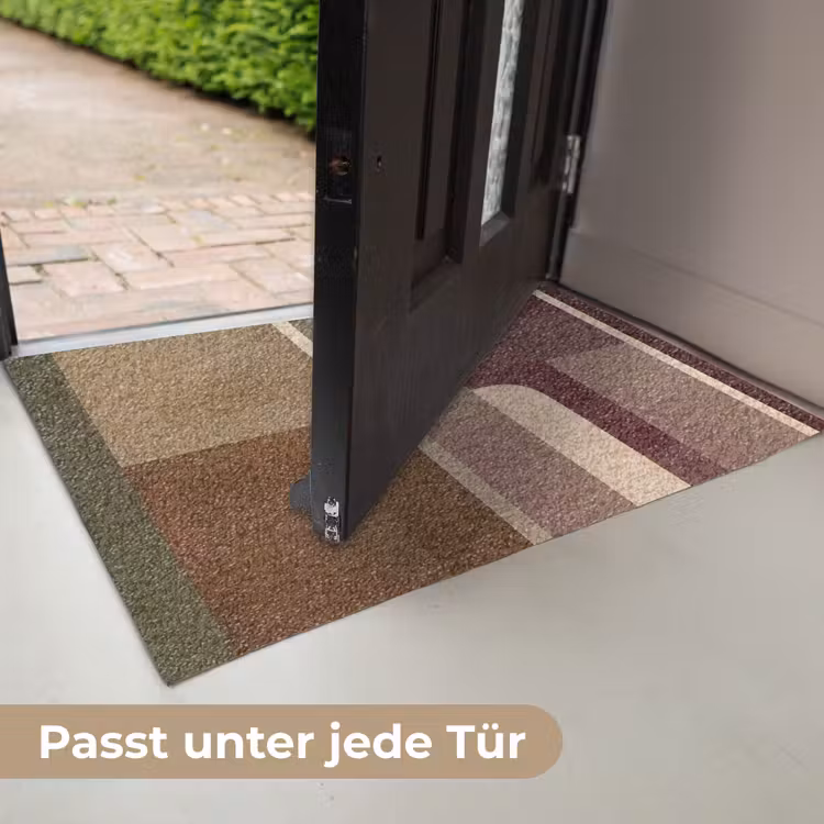 Vlakken - Abstract - Bordeaux - Lijnen Deurmat klein -USP_DE