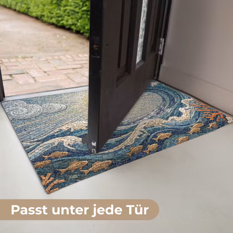 Onderwater - Koraal - Vis - Natuur - Kunst Deurmat klein -USP_DE
