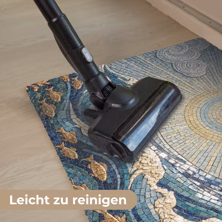 Onderwater - Koraal - Vis - Natuur - Kunst Deurmat klein -reinigen_DE