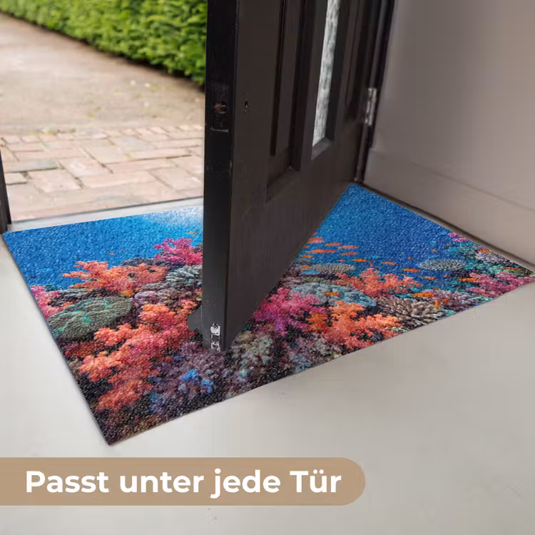 Onderwater - Koraalrif - Vissen - Oceaan - Natuur Deurmat klein -USP_DE