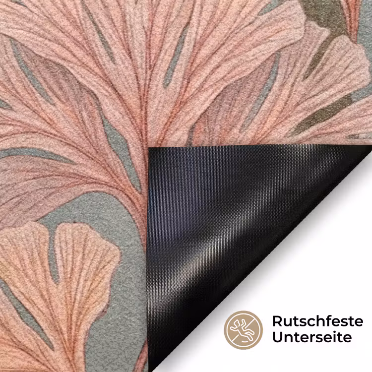 Onderwater - Planten - Vis - Vintage - Groen Deurmat klein -antislip_DE