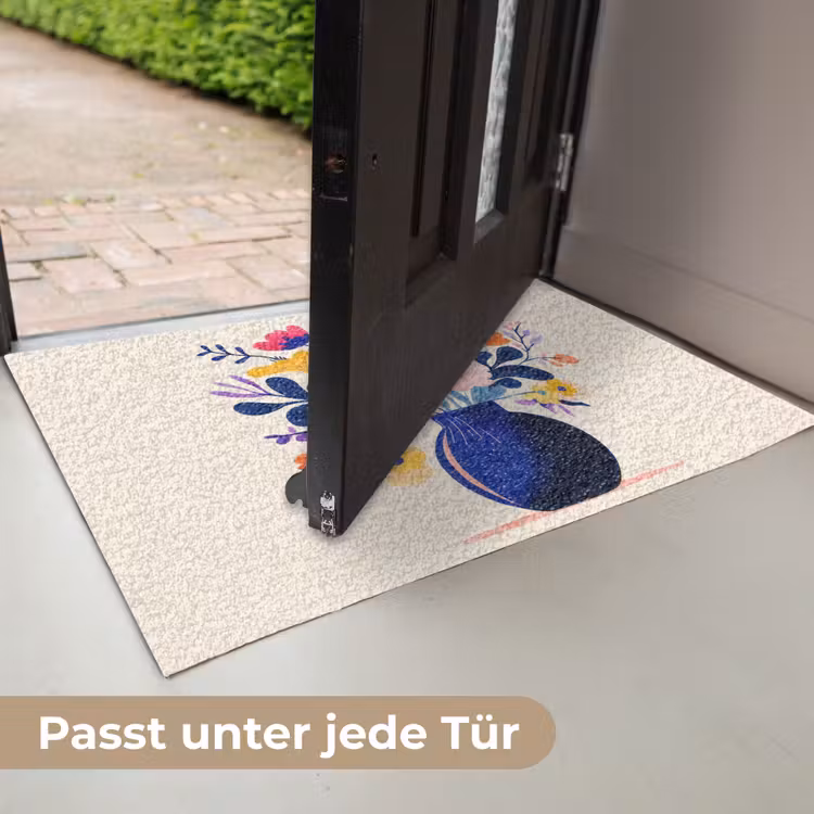Vaas - Bloemen - Boeket Deurmat klein -USP_DE