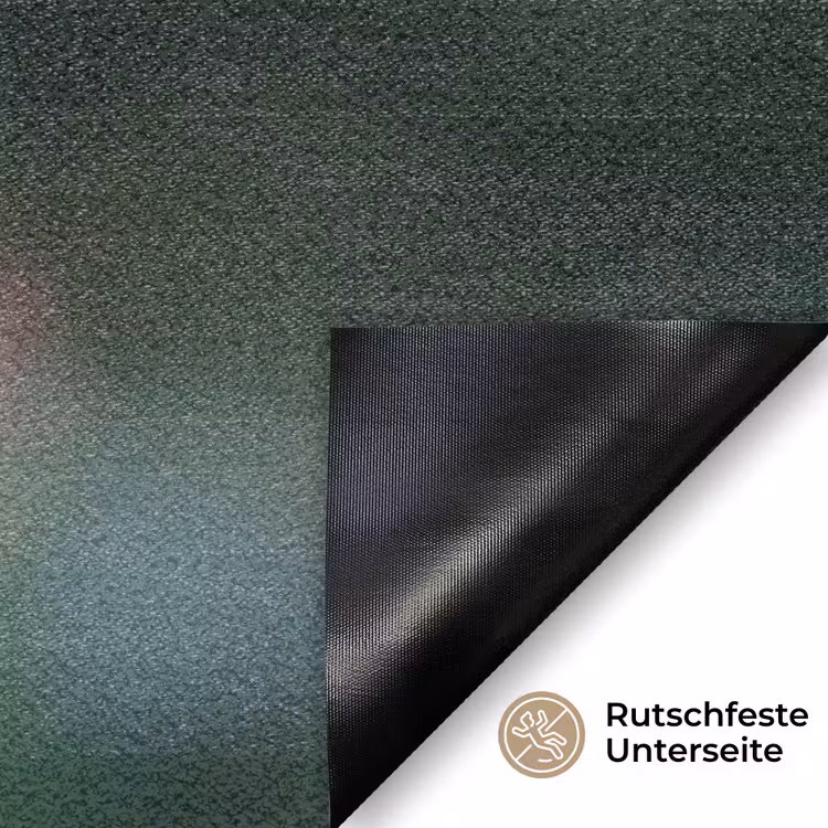 Sierlijke - Vlinder - Paarse - Bloemen Deurmat klein -antislip_DE
