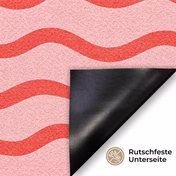 Speels - Patroon - Rood Deurmat klein 898 -antislip_DE