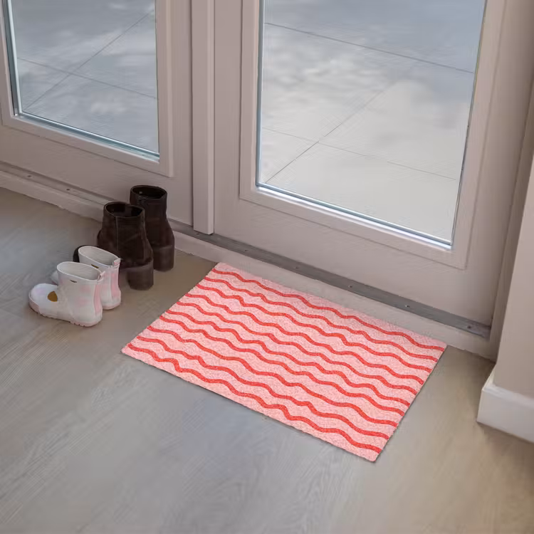 Speels - Patroon - Rood Deurmat klein 898 -sfeer3