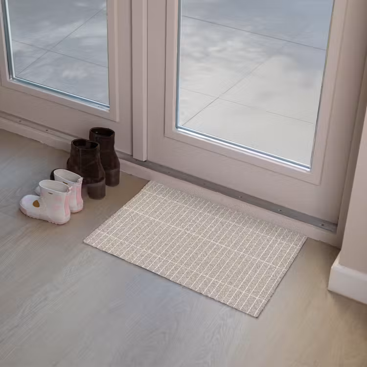 Verticaal - Wandtegel - Licht Beige Deurmat klein 898 -sfeer3
