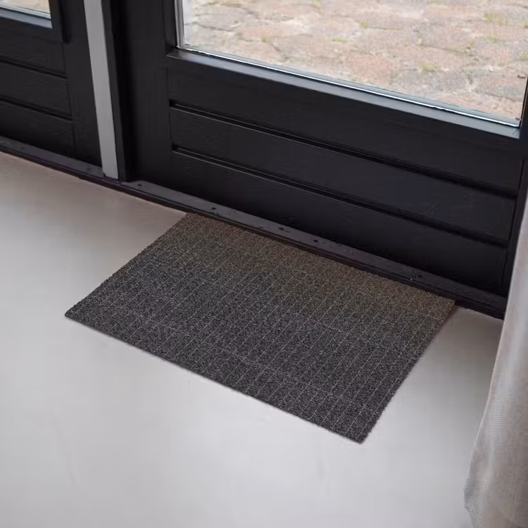 Verticaal - Wandtegel - Mat - Zwart Deurmat klein 898 -sfeer2