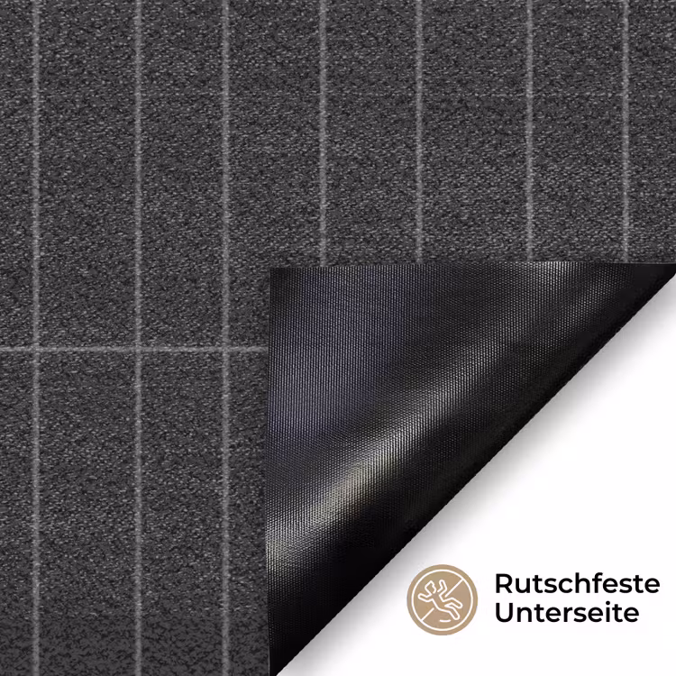 Verticaal - Wandtegel - Mat - Zwart Deurmat klein 898 -antislip_DE