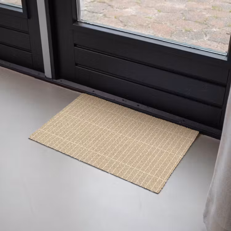 Verticaal - Wandtegel - Zand - Beige Deurmat klein 898 -sfeer2