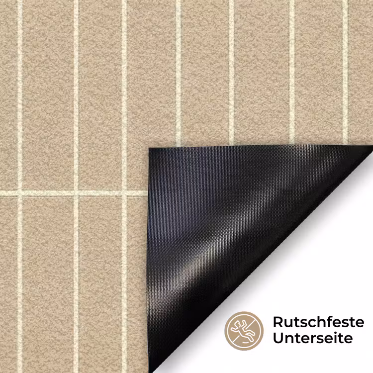 Verticaal - Wandtegel - Zand - Beige Deurmat klein 898 -antislip_DE