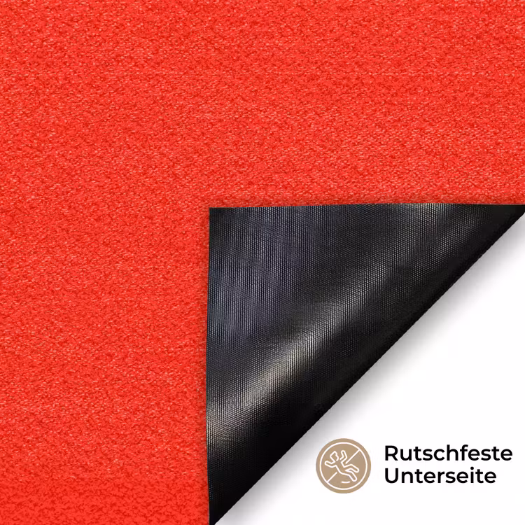 Vibrant - Vermilion - Rood Deurmat klein 898 -antislip_DE