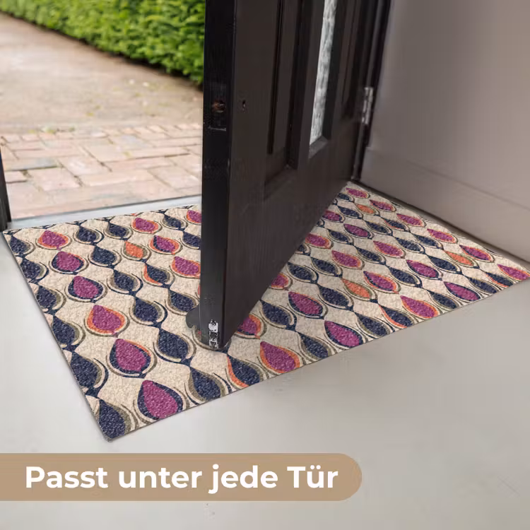 Vintage - Retro - Kleurrijk Deurmat klein 898 -USP_DE