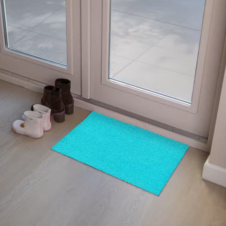 Vivid - Aquamarine - Turkoois Deurmat klein 898 -sfeer3