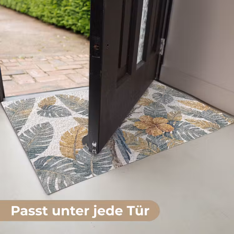 Vogel - Tak - Natuur - Mozaïek - Blauw Deurmat klein -USP_DE